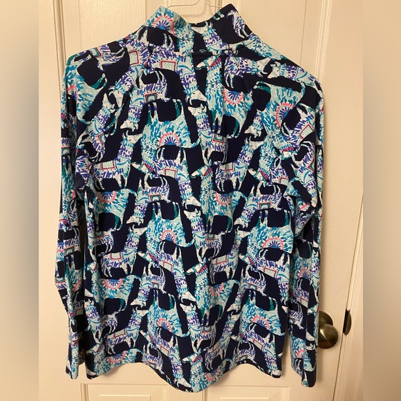 Lilly Pulitzer Alpaca My Bags 1/2 zip - Picture 7 of 7